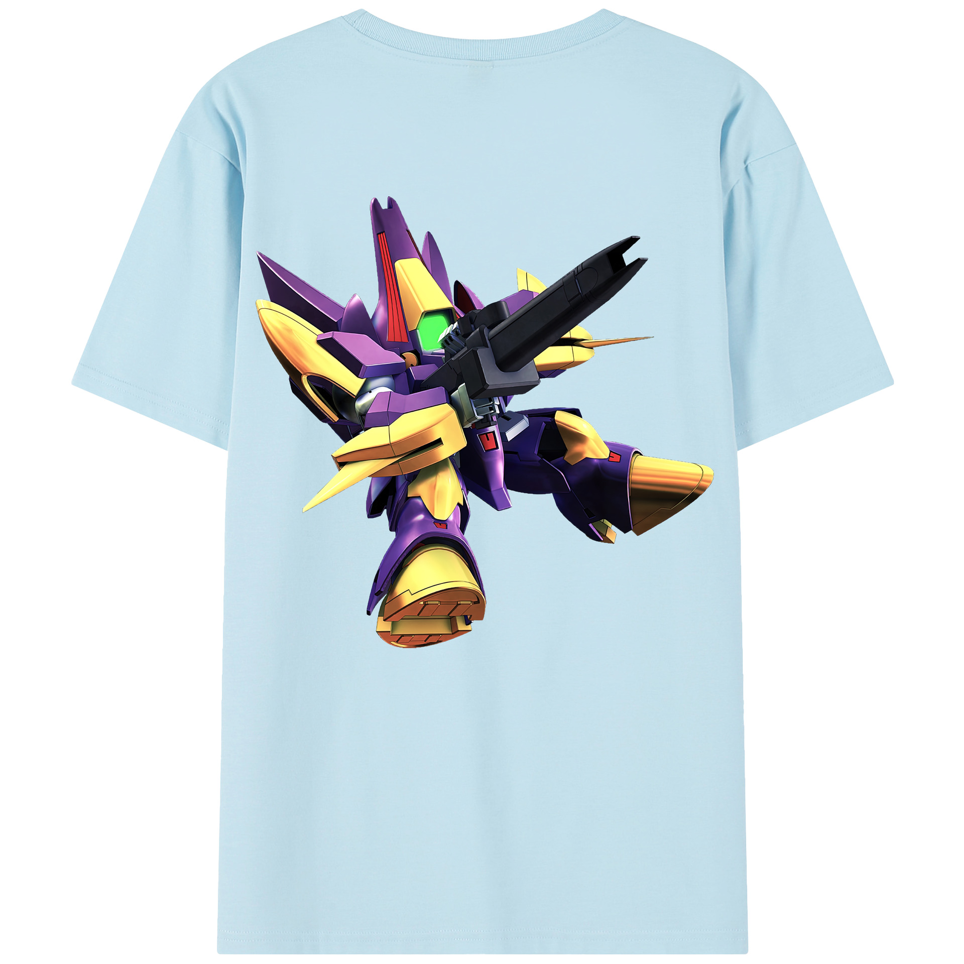 （画像用） 機動戦士ガンダム Mobile Suit Gundam 綿100％半袖Tシャツ（背面プリント）
